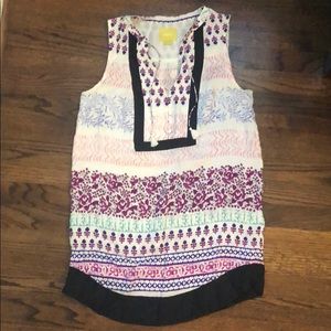 Anthropologie Maeve sleeveless tunic size 4